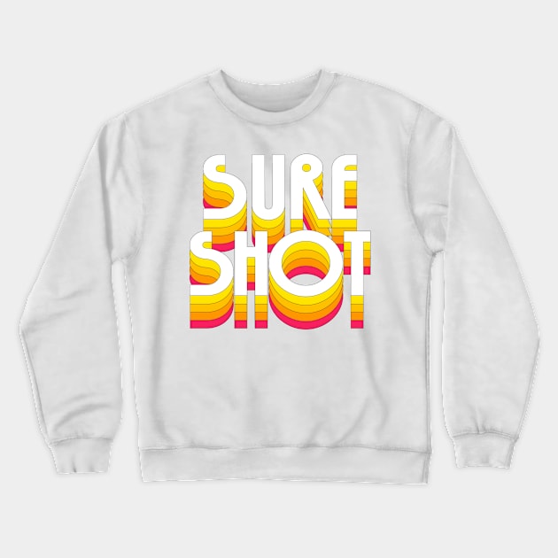 Sure Shot // Old School Hip Hop Fan Crewneck Sweatshirt by DankFutura